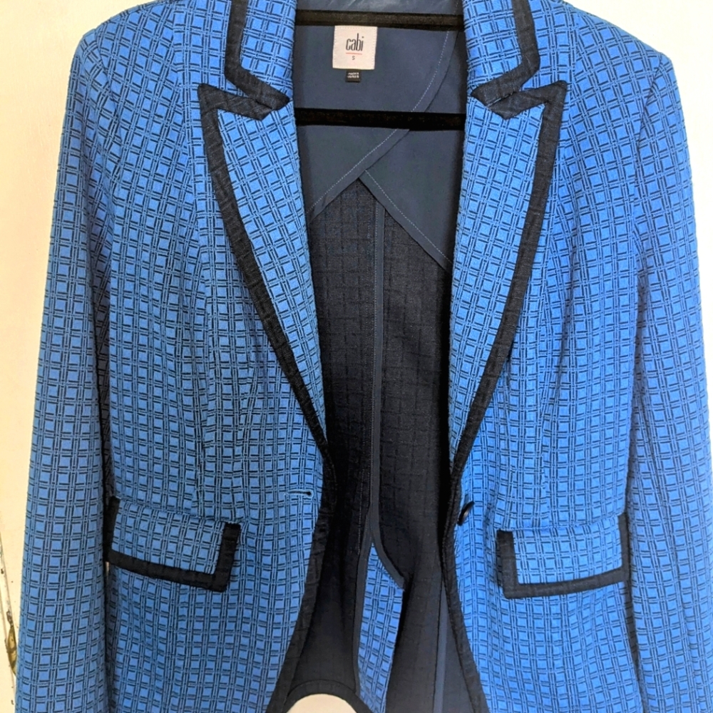 Cabi blazer. Blue. Size S